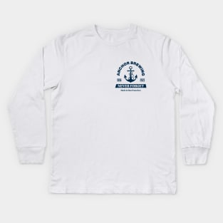 Anchor Steam (front/back) | Never Forget Kids Long Sleeve T-Shirt